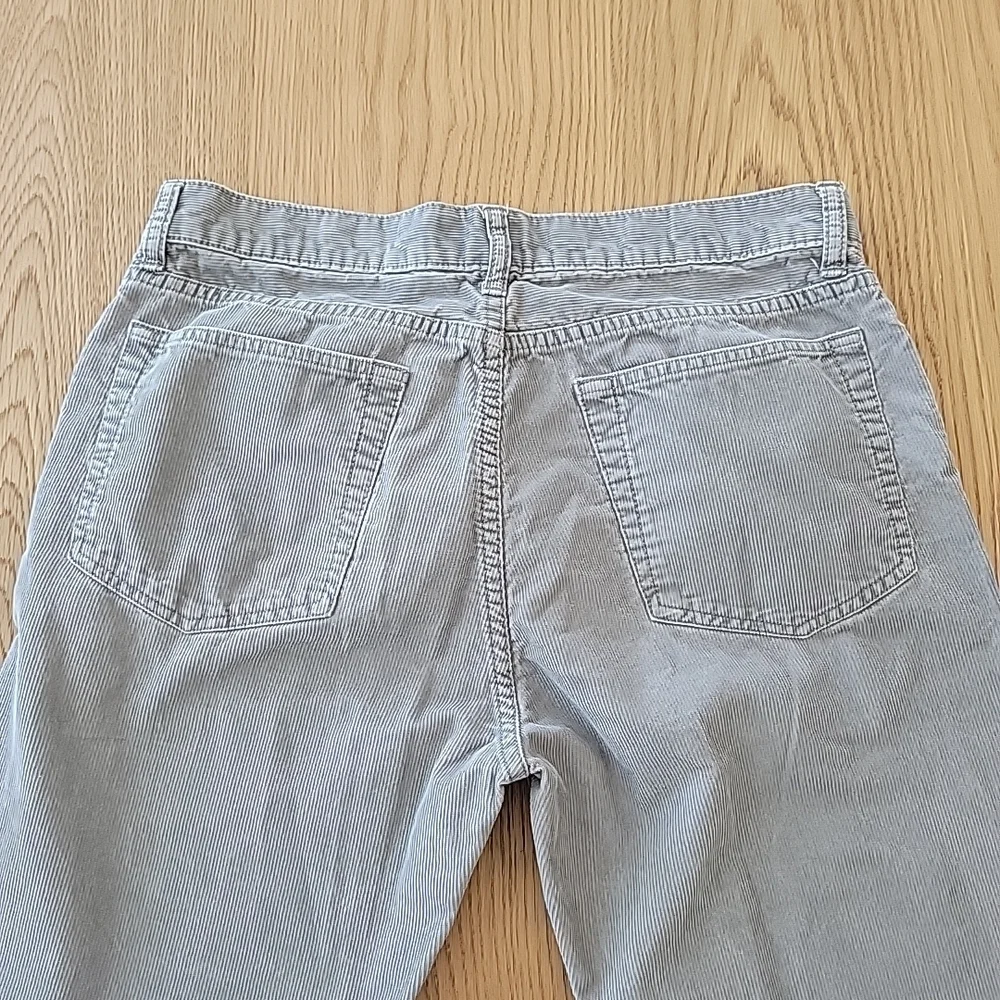 J.CREW Corduroy Pants Men's Slim Straight Gray‎ Size 32x34 Cotton